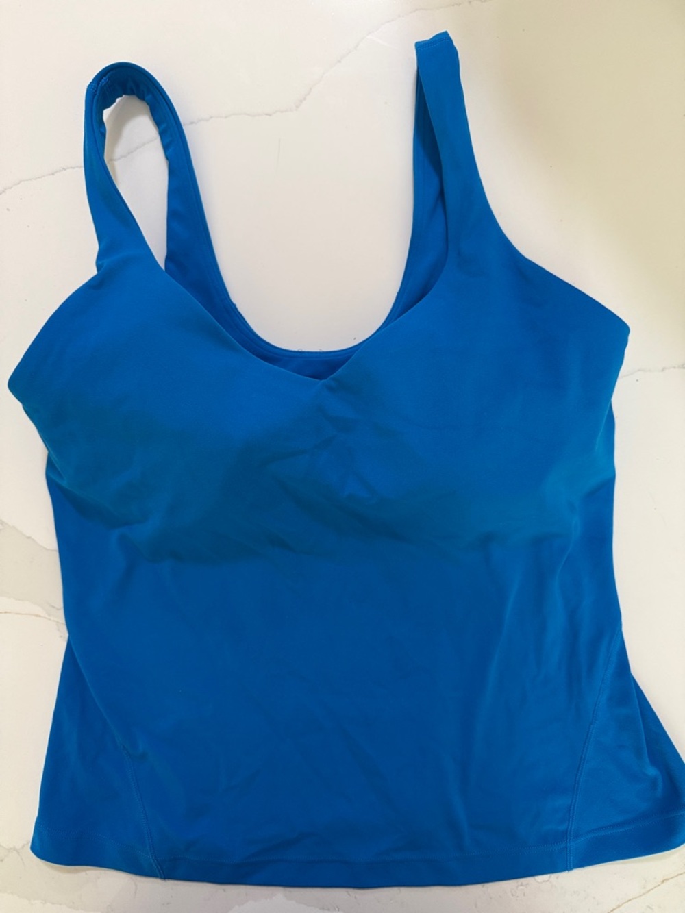 lululemon athletica cobalt blue tank top size 8